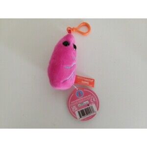 Giant Microbes Pink Lung Key Chain Stuffed Plush KC 3021